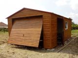 Garaż drewnopodobny ocieplany - (4 m x 6 m)
