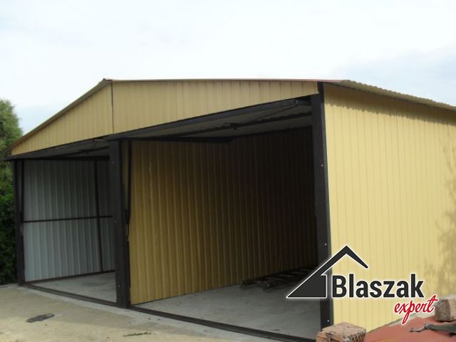 Garaż akrylowy - (6 m x 6.5 m)