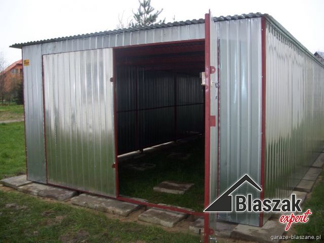 Garaż ocynkowany - (4 m x 5 m)
