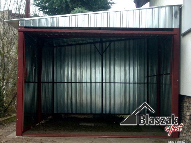 Garaż ocynkowany - (3 m x 5 m)