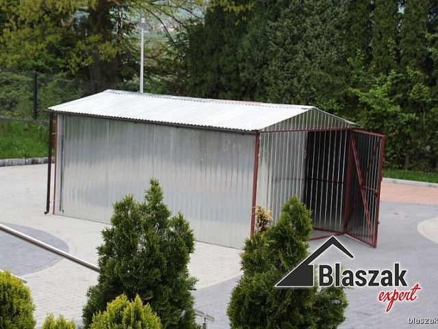 Garaż ocynkowany - (3 m x 5 m)