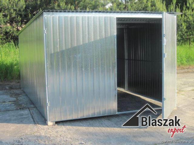 Garaż ocynkowany konstrukcja ocynkowana - (3 m x 5 m)
