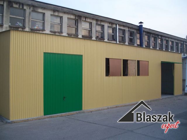 Garaż akrylowy wielostanowiskowy - (10 m x 6 m)