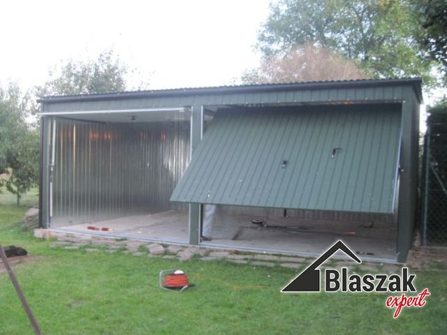 Garaż ocieplony dwustanowiskowy - (6 m x 5 m)