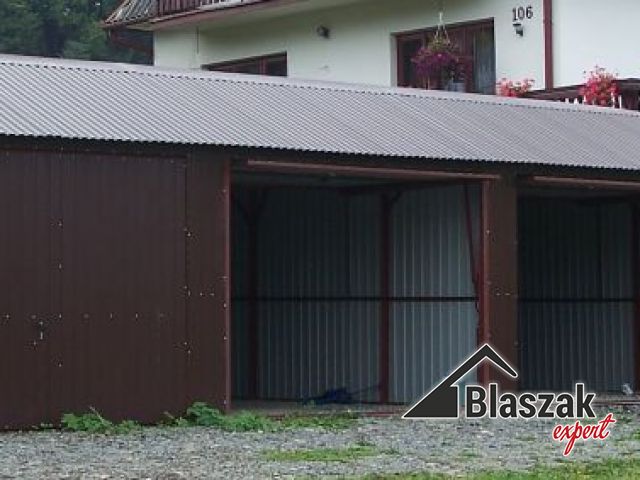 Garaż akrylowy wielostanowiskowy - (10 m x 5 m)