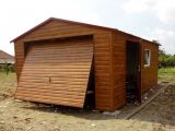 Garaż ocieplony drewnopodobny - (4 m x 6 m)