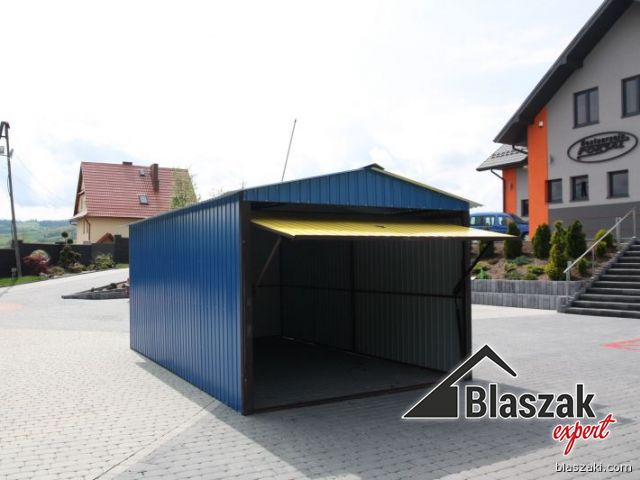 Garaż z konstrukcją z profili zamkniętych - (3 m x 6 m)