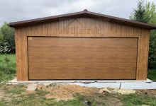 Garaż złoty dąb - brama segmentowa - (6 m x 10,6m ) - zdjęcie 4