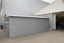Garaż akrylowy RAL9006 - (4 m x 6 m) - zdjęcie 2