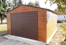 Garaż drewnopodobny PREMIUM - (4 m x 5 m) - zdjęcie 1