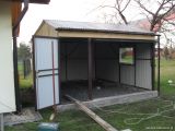 Garaż z konstrukcją z profili zamkniętych - (4 m x 5 m)
