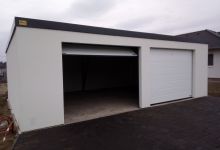 Garaż tynkowany - (7.9 m x 5.52 m) - zdjęcie 1