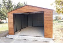 Garaż drewnopodobny PREMIUM - (4 m x 5 m) - zdjęcie 3