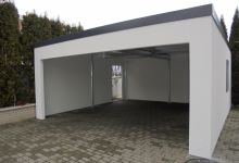 Garaż tynkowany - (4.5 m x 5.085 m) - zdjęcie 3