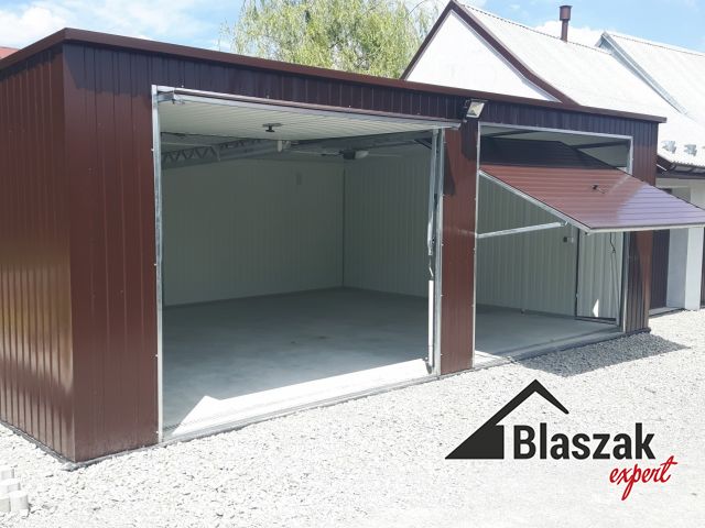 Garaż ocieplony dwustanowiskowy - (8 m x 5 m)