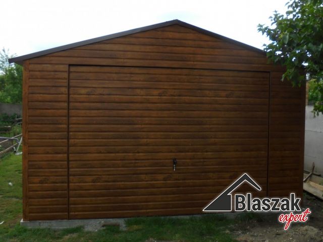 Garaż drewnopodobny złoty dąb - (4 m x 5 m)