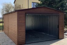 Garaż drewnopodobny ocieplony - (4 m x 6 m) - zdjęcie 2