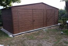 Garaż drewnopodobny - schowek ogrodowy - (6m x 3 m) - zdjęcie 2