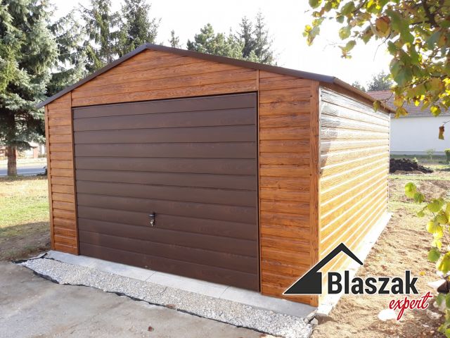 Garaż drewnopodobny PREMIUM - (4 m x 5 m)