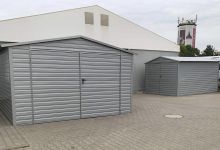 Garaż akrylowy RAL9006 - (4 m x 6 m) - zdjęcie 3