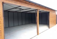Garaż drewnopodobny trójstanowiskowy - (10 m x 6 m) - zdjęcie 4