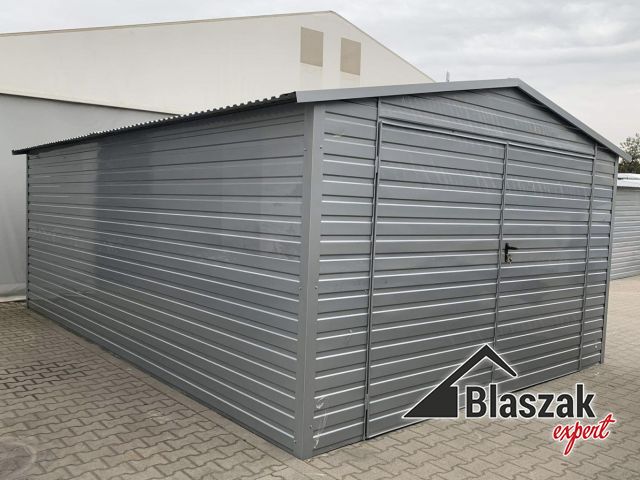 Garaż akrylowy RAL9006 - (4 m x 6 m)