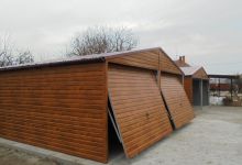Garaż drewnopodobny z konstrukcją ocynk. - (6 m x 6 m) - zdjęcie 5