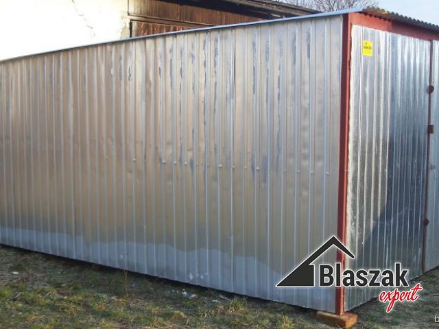 Garaż ocynkowany - II gatunek - NIEDOSTĘPNY - (3 m x 5 m)