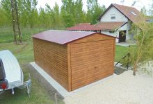 Garaż drewnopodobny jednostanowiskowy - (3 m x 5m) - zdjęcie 1