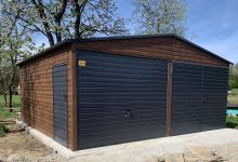 Garaż drewnopodobny orzech do 35m2 - (6 m x 5.9 m) - zdjęcie 3