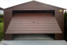 Garaż drewnopodobny orzech - (4 mx 6 m) - zdjęcie 4